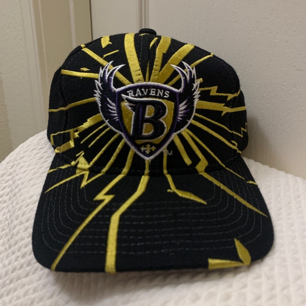 Rare Baltimore Ravens Starter Pro Line Collision Snap Back🏈